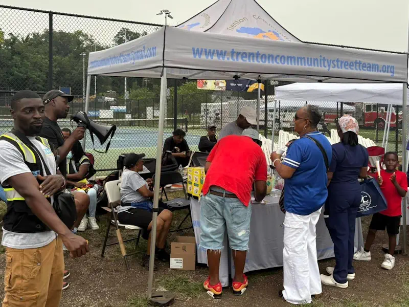 An Isles tent at a local fair