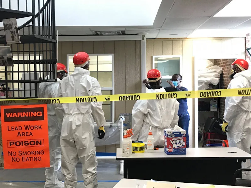 Lead remediation work