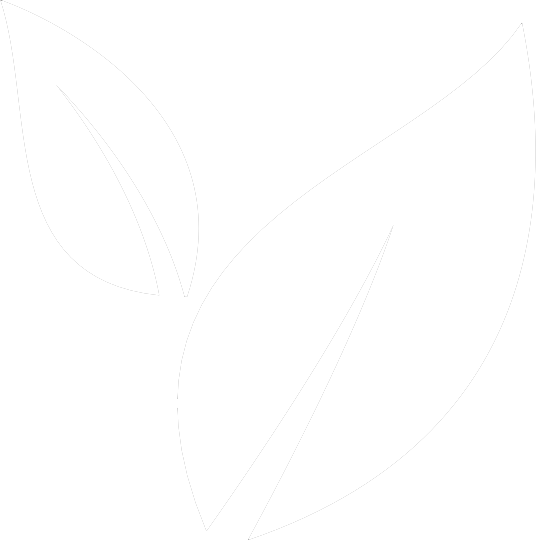 icon: white leaves